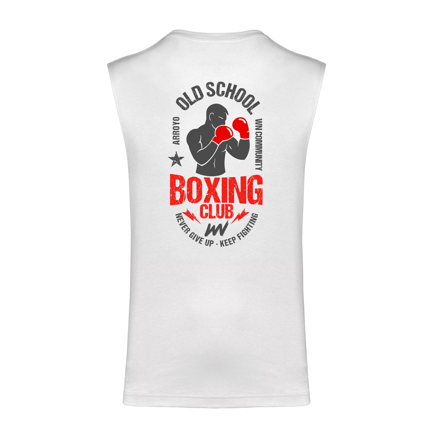 Camiseta sin mangas – Raw Mode White #2