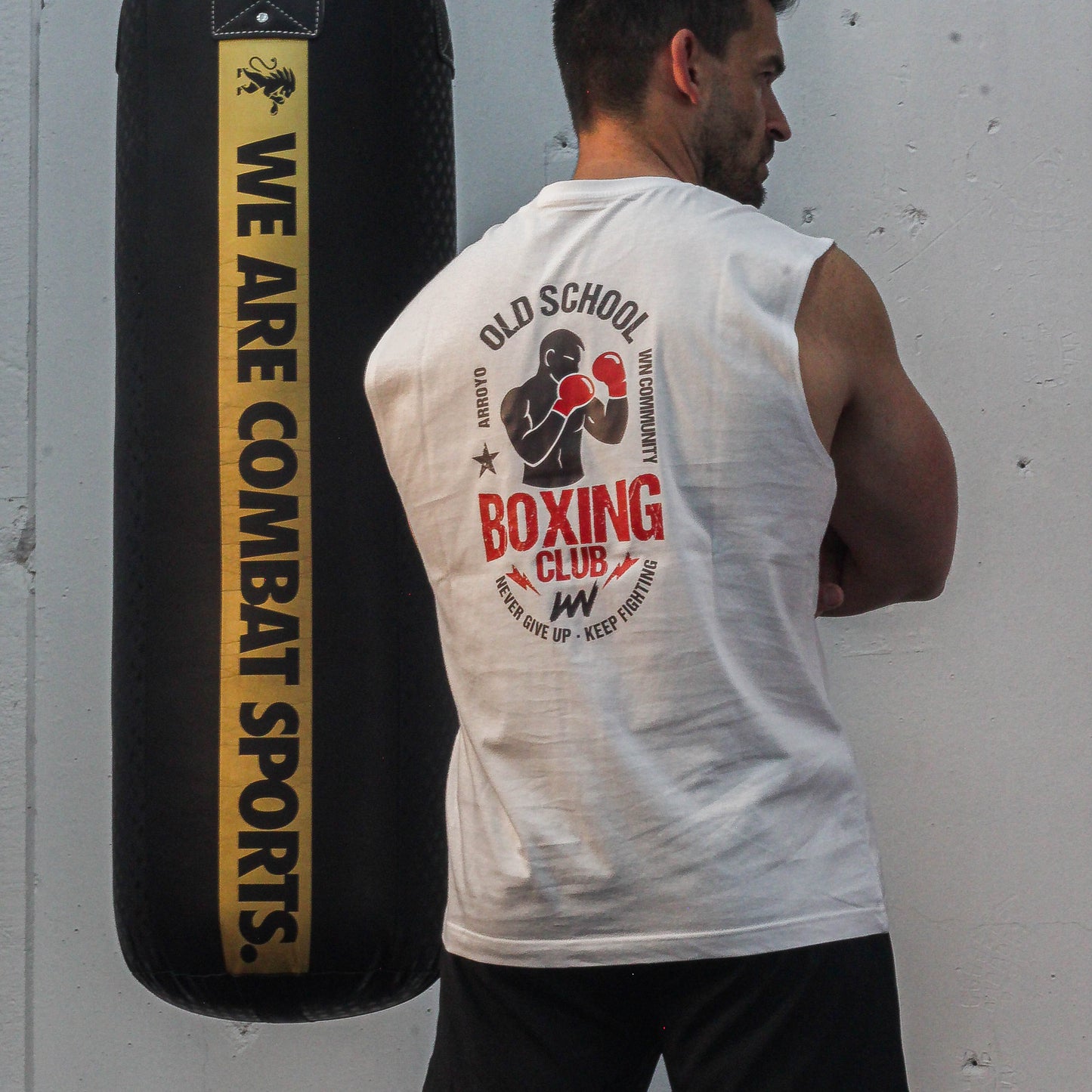Camiseta sin mangas – Raw Mode White #2