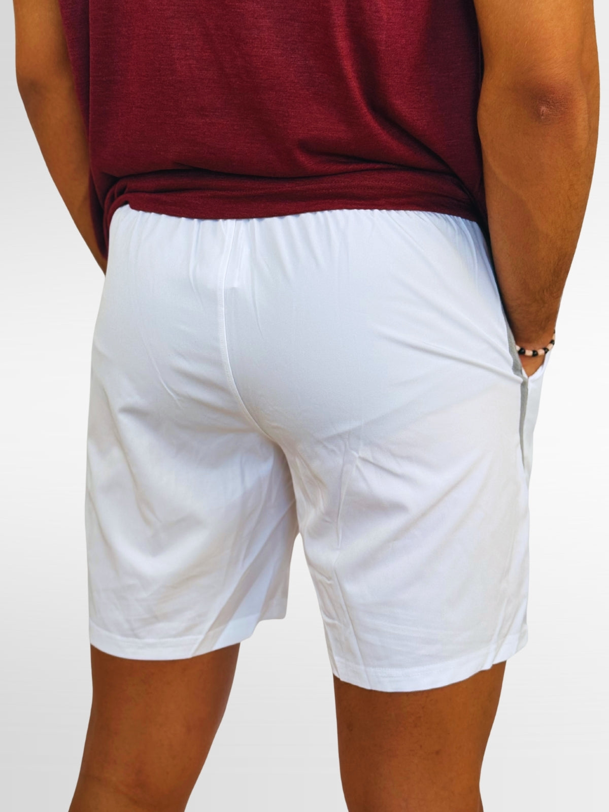 WN SHORT /12  White Fine Grey
