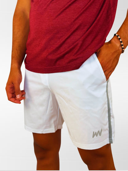 WN SHORT /12  White Fine Grey